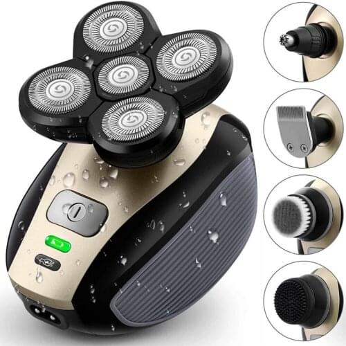 Mens 5 Heads Electric Shaver Mens USB Electric Razor Personal Care Appliances Rechargeable Shaving Tool Trimmer Beard Remover