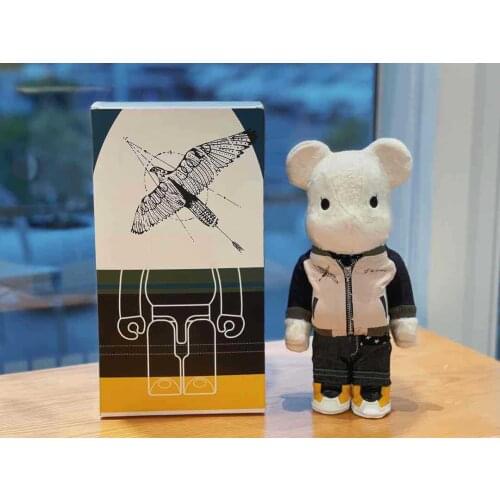 Bear@bricklys 28cm 400% Bearbricklys Pvc Action Figures Sac Bear Dolls Decoration Models Friends Toys Christmas Gifts