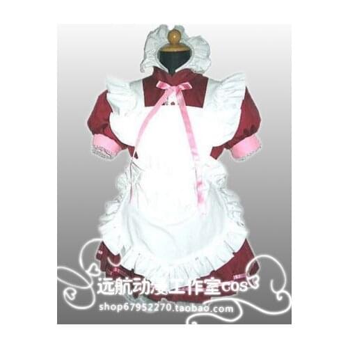 Tokyo Mew Mew,Power Ichigo Momomiya,Maid Clothing red dress Cosplay Costume ! Acceptable order,performance clothes