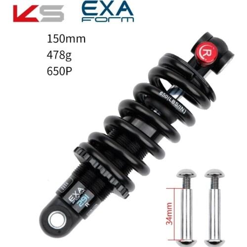 KS 291R Spring Shock Absorber Soft Tail Mountain Bike Bicycle Electric Scooter Hydraulic Damper Rear Shocks