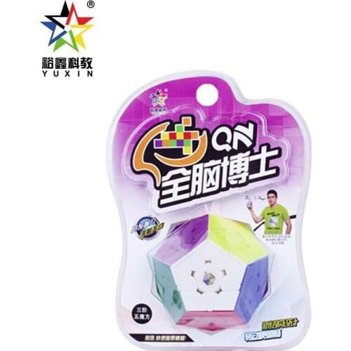 YuXin QN Wumofang Magic Cube Puzzle Blister Packing Gift Brain Teaser 3x3 Dodecahedron Cubo Magico Professional Toy For Children