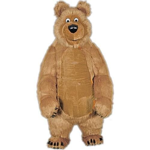 Adult Inflatable Martha Bear Mascot Costume Anime Cosplay Customize Kit Mascotte Carnival Costume Animal Inflatable Costume 2.6M