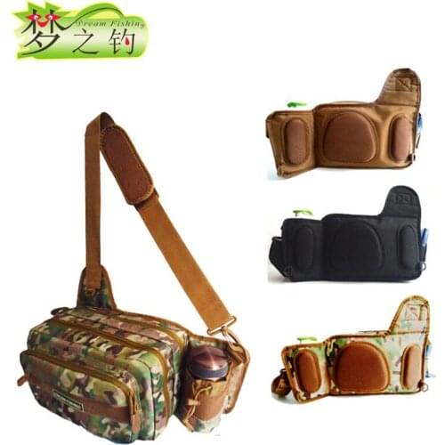 Dream Fishing 40*23*19cm Multi-Purpose Fishing Waterproof France 1200D Nylon Bag Fly Fishing Accessories Backpack Tackle Bag