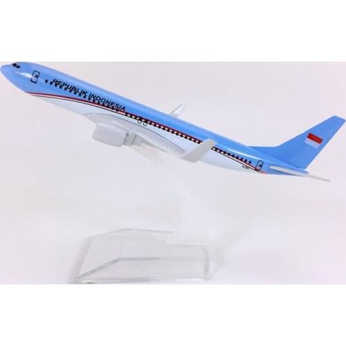 1:400 Scale 16cm Indonesia Airways Zinc Alloy Metal Plane Model Boeing B737-800 Airlines Airplane Aircraft Gift Collectible
