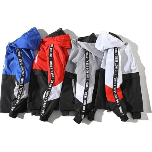 2021 New Hooded Jackets Men Oversize Hip Hop Tracksuit Fashion Jacket Fashion Casual tracksuit