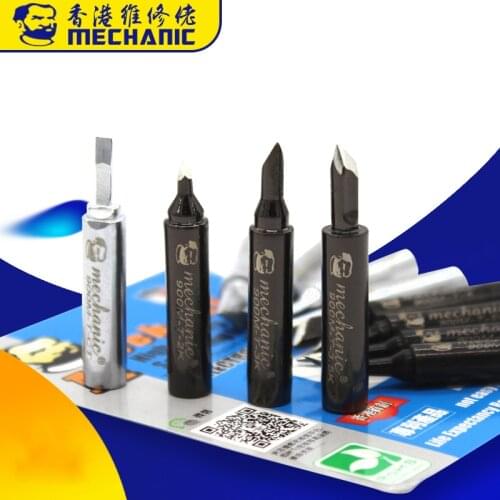 MECHANIC 900M-T Soldering Iron Tip Lead-Free Solder Tips Welding Head For Hakko Soldering Rework Station Soldering Tools