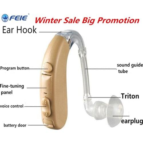 Cheap Hearing Aid Audifonos Para Sordos BTE Sound Amplifier Hearing Aids for Severe Profound Hearing Loss Like Siemens S-303