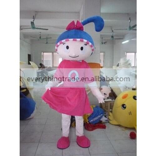 New arrival Foam Adult lovely cartoon purple dress girl mascot costume fancy dress party costumes adult size