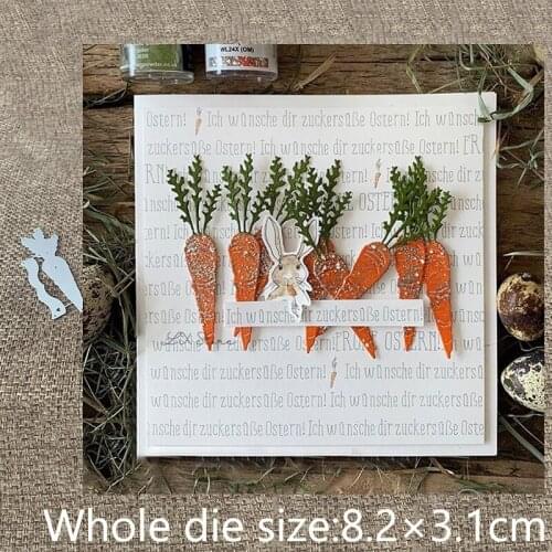 New Design Craft Metal stencil mold Cutting Die carrot banner decoration scrapbook die cuts Album Paper Card Craft Embossing