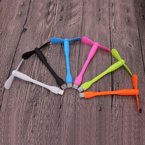 USB Mini Fan Cooler Flexible Hand Portable Fan USB Mini Cooling Cooler For Power Bank & Notebook & Computer Summer Gadget Home