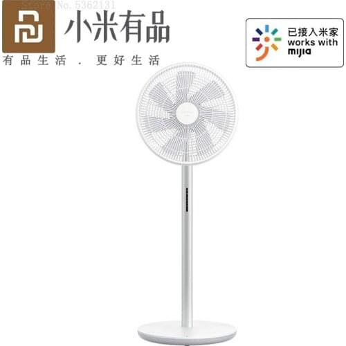 Original Youpin SMARTMI Standing Floor Fan 3 Home DC Pedestal Standing Portable Fans Rechargeable Air Conditioner Natural Wind