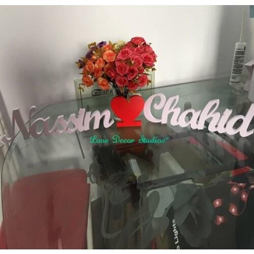 Custom wedding letter, garden decoration The bedroom decorates a wall post letters