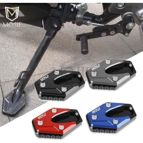 Motorcycle Sidestand Side Stand Foot Extension Enlarger Plate Pad Support FOR SUZUKI GSX250R GSX 250 R 250R 2013-2021 GW250