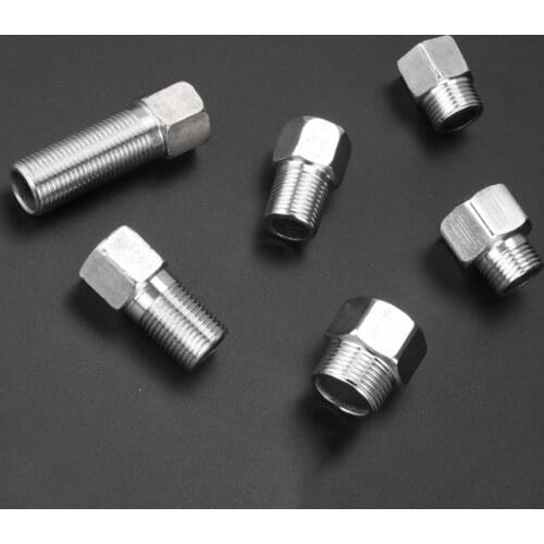 1/2 " 3/4" 1" BSP Female To Male Stainless Steel Extension Pipe Fitting Joint Straight Plumbing Fittings Coupler Connector