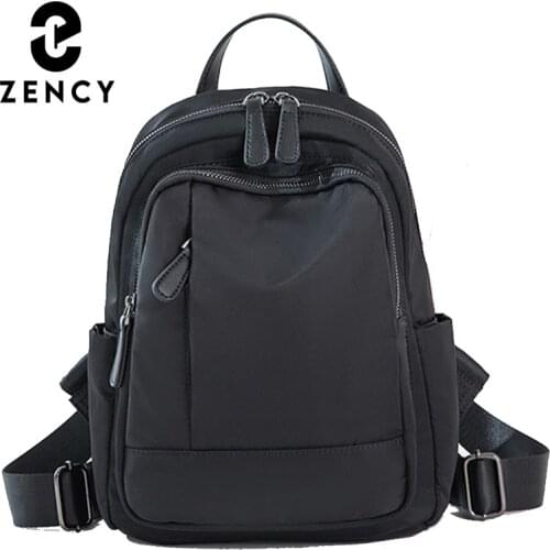 Zency Anti-theft Waterproof Nylon Ladies Rucksack Multi-layer Space Versatile Female Knapsack Large Capacity Womens Backpack