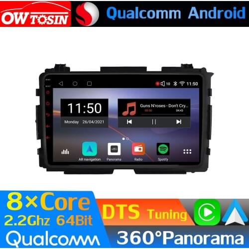 Qualcomm 8Core Android Car Media For Honda HR-V Vezel HR V HRV 2013-2021 GPS 360 Panoramic Radio CarPlay HIFI WiFi Optical HDMI