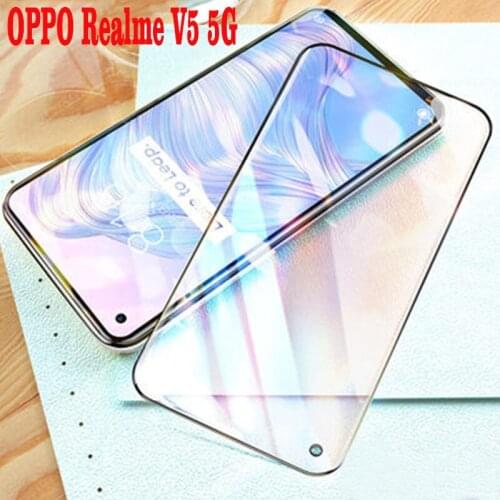 Full Cover Full Glue Tempered Glass For OPPO Realme V5 5G Screen Protector protective film For OPPO Realme V5 5G glass
