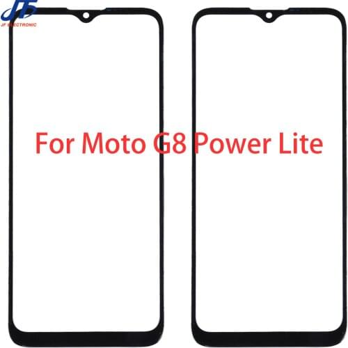 10Pcs/lot For Motorola Moto G8 Power Lite XT2055-1 XT2055-2 XT2055-4 Touch Screen Panel Front Outer Glass Lens With OCA Glue