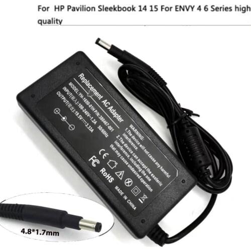 19.5V 3.33A 65W laptop AC power adapter charger for HP notebook HP Pavilion Sleekbook 14 15 For ENVY 4 6 Series high quality