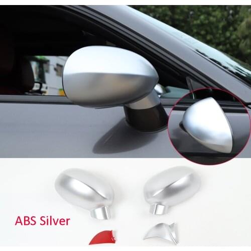 4PCS ABS Exterior Side Rearview Mirror Cover Fit for Dodg Challenger 2009-2020