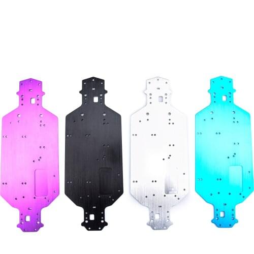 Aluminum Alloy HSP 03001 03602 Metal Chassis 3MM Thickness 1/10 Upgrade Parts For Flying Fish 94103 94123