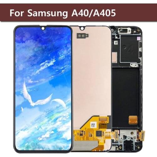 AMOLED 6.2''Display LCD For Samsung Galaxy A40 2019 A405 A405F A405FN/DS LCD Display Touch Screen Digitizer Assembly