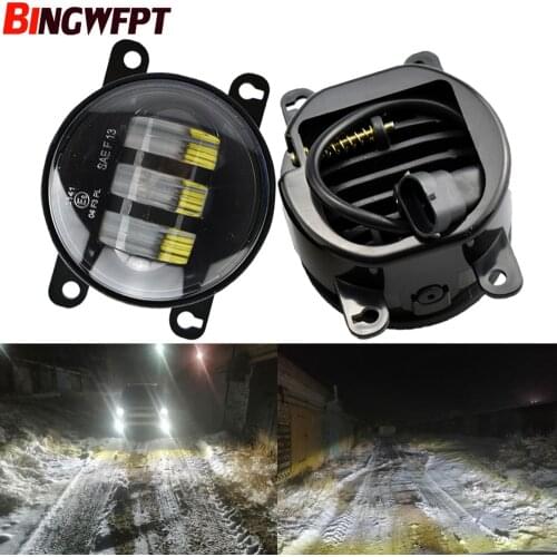 Car H11 LED Fog light DRL Daytime Running Light 12V For Ford Focus Fiesta Explorer Transit Mondeo Edge Ka Mondeo Fusion