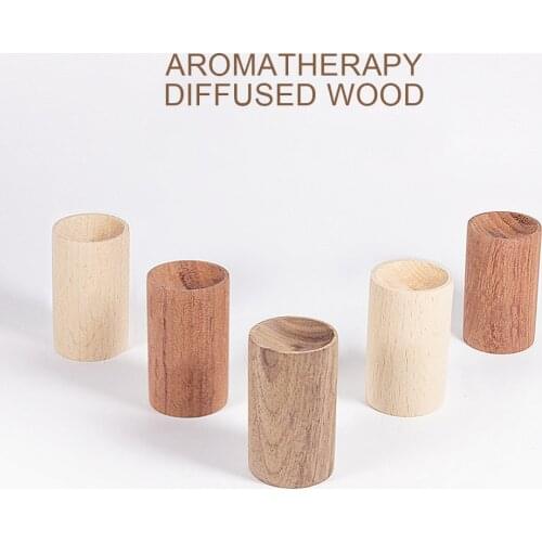 Wooden Aroma Essential Oil Diffuser Portable Car Fragrance Oil Diffuser Incense Sleep Aid Stress Relief for Office Home SPA