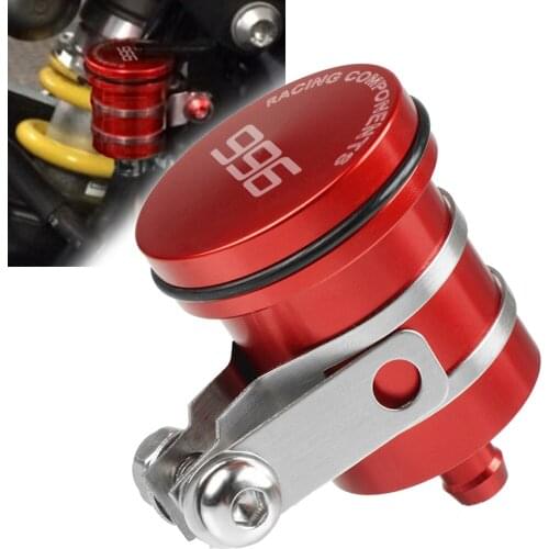 For Ducati 996/B/S/R 1999-2003 2000 2001 2002 2003 CNC Motorcycle Rear Brake Fluid Reservoir Clutch Tank Oil Fluid Cup Cover