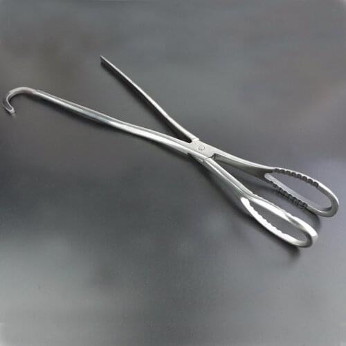 Stainless Steel Midwifery Forceps Pliers Pig Cattle Veterinary Instruments Tool