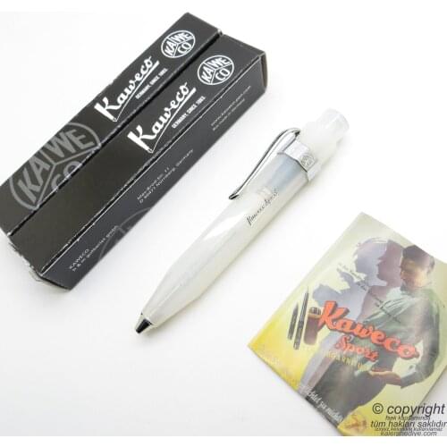 Kaweco 10001622 Frosted White Sport Ballpoint Pen | İsme Special Pen