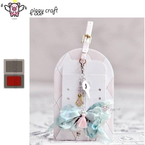 Piggy Craft metal cutting dies cut die mold Mini album pages open Scrapbook paper craft knife mould blade punch stencils dies