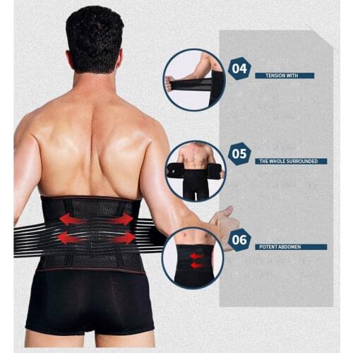 Black Beige New Male Abdomen Fat Burning Girdle Belly Body Sculpting Shaper Corset Tummy Slimming Belt Waist Belt For Men