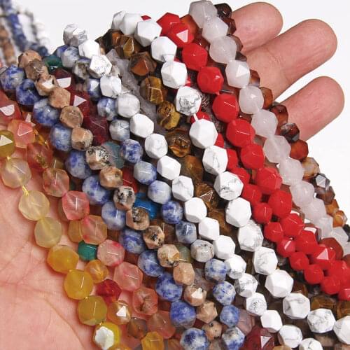 Wholesale Natural Sodalite Prehnites Stone Beads 6 8 10MM Pick Size Faceted Gemstones Beads Loose Beads For Jewelry Making DIY