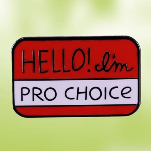 Pro-Choice Womens Rights Choice Health Abortion My Body My Choice Planned Parenthood enamel pin brooch