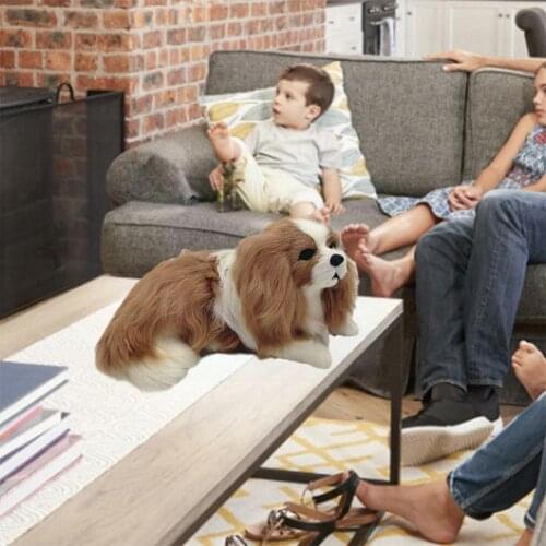 Realistic Charlie Dog Lucky Simulation Dog Poodle Plush Dog Simulation Toys Toys For Kids Adults Toy Stuffed Plush Model Fi X9b8