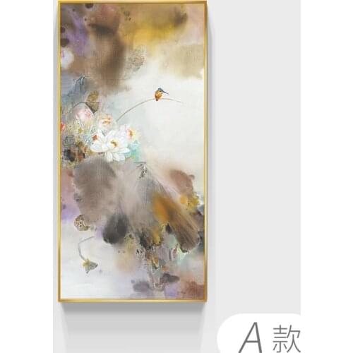 Modern Abstract Oil Painting Print on Canvas Lily Flower Print Picture Canvas Painting Wall Art Picture Painting for Home Decor