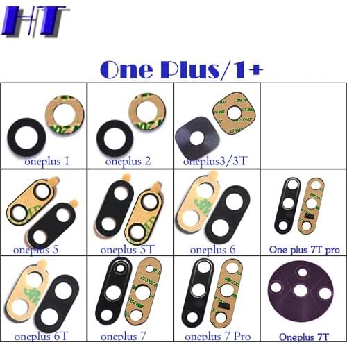 Rear back camera glass lens for Oneplus 1 2 3 3T 5 5T 6 6T 7 pro oneplus7 pro with sticker