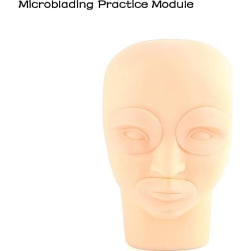 Tattoo microblading practice head module eyebrow/eyeliner/lip 3D cosmetic permanent make up practice for beginner and learner