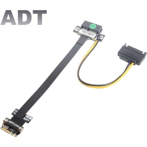 Extender M.2 WiFi A.E Key A+E To PCI-e x1 x4 x16 Riser Adapter Card Ribbon Gen3.0 Cable AE Key A E For PCIE3.0 x1 x4 x16 M2 Card