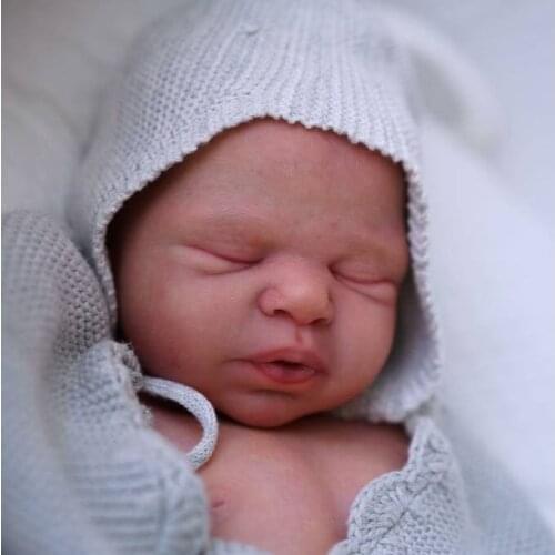 NPK 19.5inch Macie Reborn Vinyl Doll Kit Flexible Soft Touch Unfinished Doll Parts