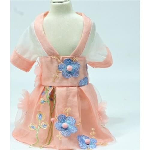 Dog Wedding Dress Summer Dog Clothes Pet Skirt Party Dog Clothing Cat Yorkie Poodle Bichon Pomeranian Schnauzer Puppy Costumes