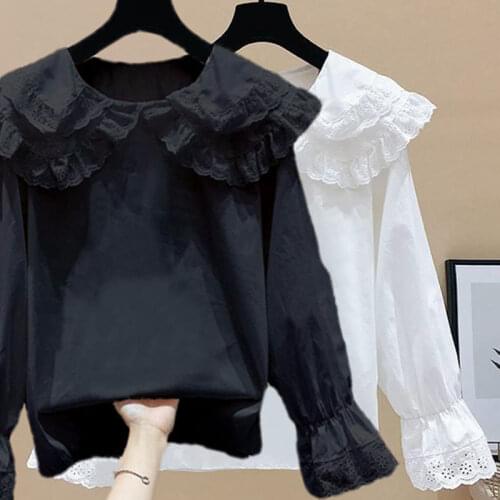 Shirts Women White Shirt Women Long Sleeve Shirts Blouse Office Lady Satin Silk Blouse Tops Plus Size Woman Basic Shirt Tops