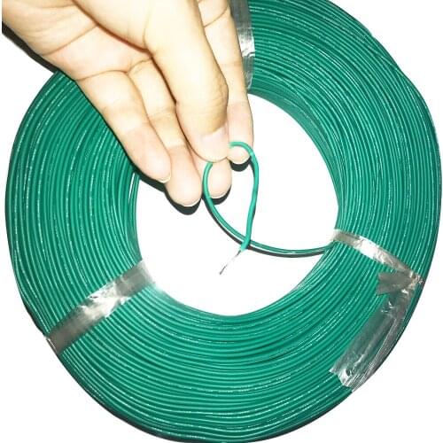 0.3 Square 150 degree Silicone Wire Electronic Wire Black Green Connector Cable OD 1.76MM 3000v High Voltage Electronic Wire