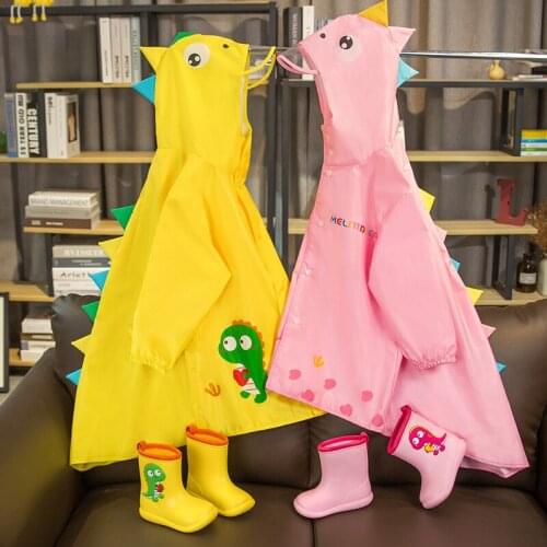 Cartoon Animal Style 1pcs Waterproof Kids Raincoat for Children Rain Coat Rainwear/Rainsuit Student Kid