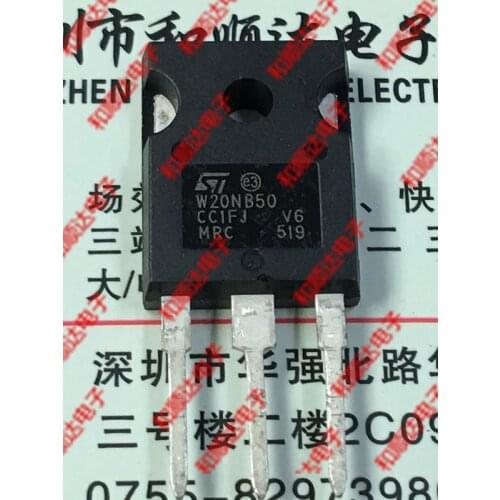 10pcs/lot STW20NB50 New stock TO-247 500V 20A