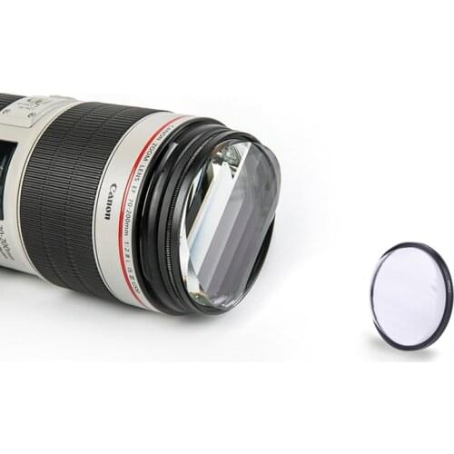 77mm Multiple Image Linear Prism Special Effects Camera Photography Props Linear Prism Variable Number Of Shooting Objects DSLR