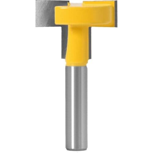 8mm shank-1PCS,CNC Solid carbide end milling Cutter,Woodworking router bit,Engraving wood tool,straight edge T-Slotting knife