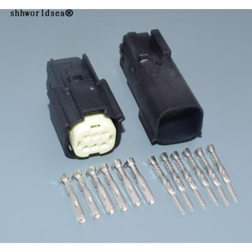 Shhworldsea 6pin Automotive plugs and connectors Female Waterproof Connectors For Ford Mondeo 33472-0606 33482-0601