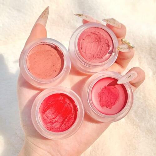 XIXI 2 In 1 Velvet Matte Lip Mud Blush Cream Liquid Lipstick Blusher Waterproof Non-stick Long Lasting Pigment Face Lip Make Up